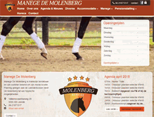 Tablet Screenshot of manegedemolenberg.nl